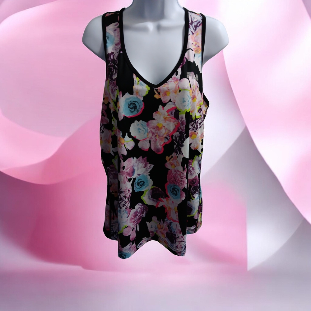 2 Tops Women's Charcoal Heathered Tank Top